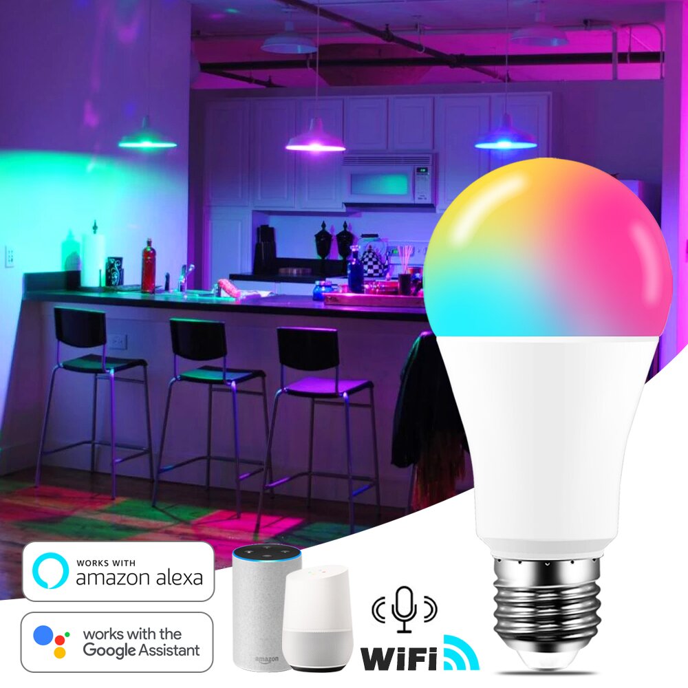 Smart Light Bulb B22 E27 LED RGB Lamp