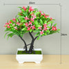 Artificial Plants Bonsai Small Tree Pot Fake Plant Flowers