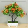 Artificial Plants Bonsai Small Tree Pot Fake Plant Flowers