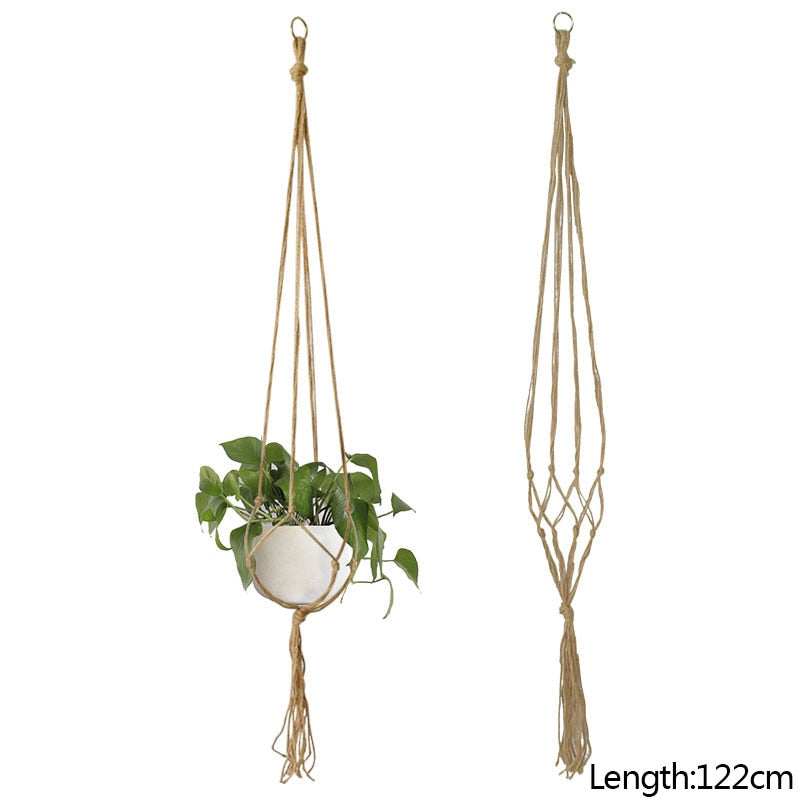 Macrame Handmade Plant Hanger Baskets Flower