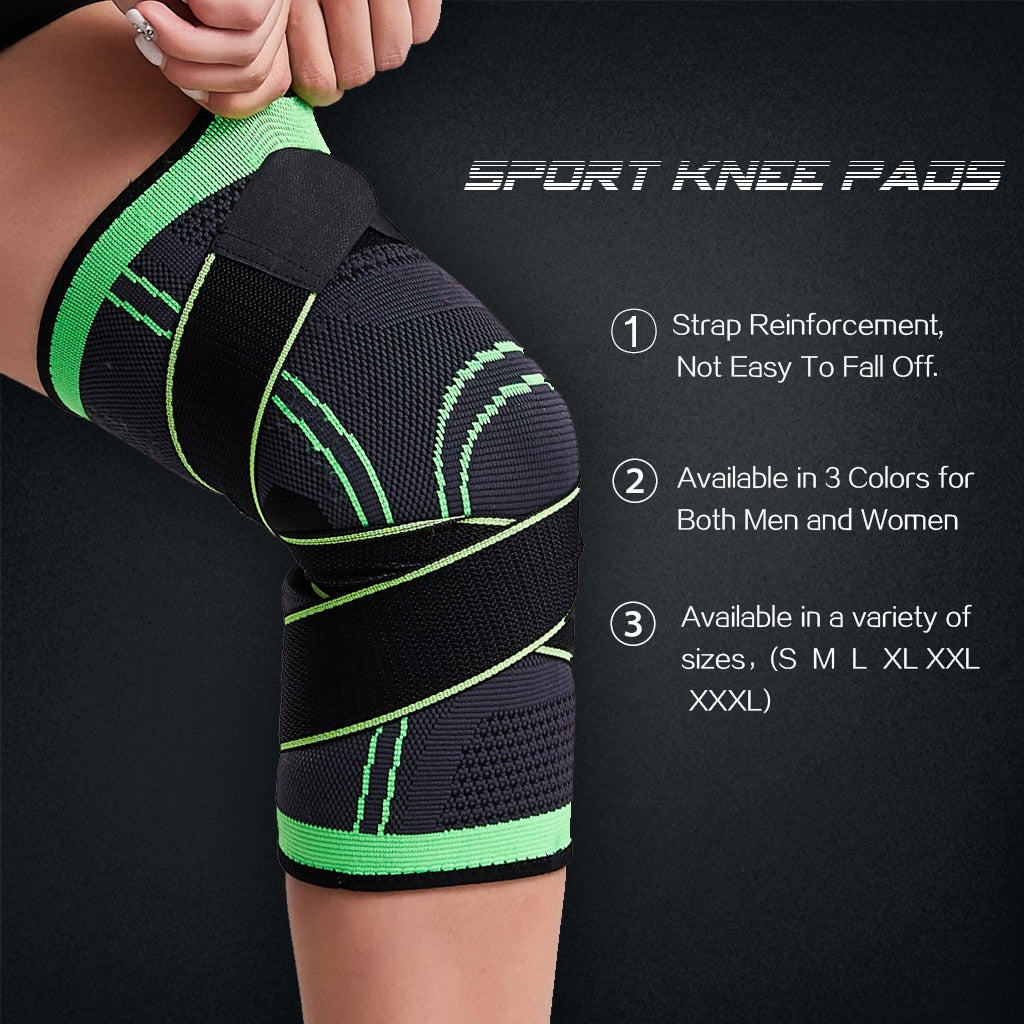 WorthWhile 1PC Sports Kneepad Men Pressurized