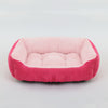 Bed for Dog Cat Pet Square Plush Kennel