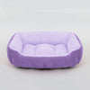 Bed for Dog Cat Pet Square Plush Kennel