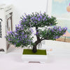 Artificial Plants Bonsai Small Tree Pot Fake Plant Flowers