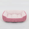 Bed for Dog Cat Pet Square Plush Kennel