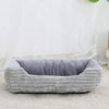 Bed for Dog Cat Pet Square Plush Kennel